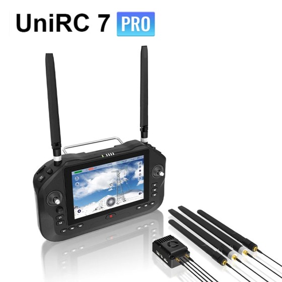 Original SIYI UniRC7 Pro Drone Vehicle and Vessel 7-inch High-definition Screen Handheld Ground Station Remote Control 40km